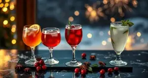 Uudenvuodencocktail resepti 2026: 6 juhlavaa ohjetta