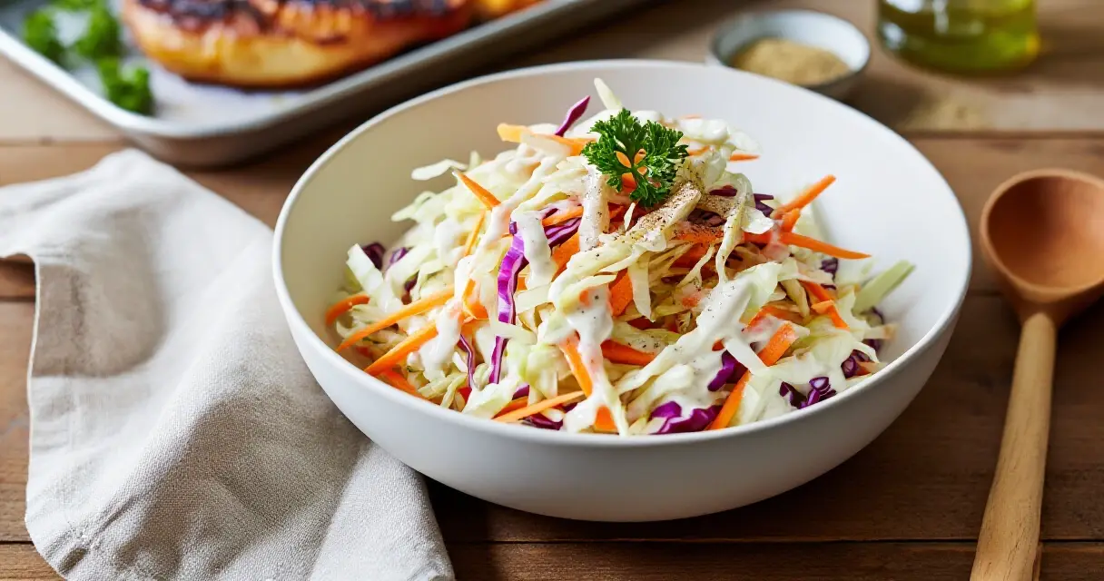 Coleslaw resepti 2026 – klassinen kaalisalaatti grilliin