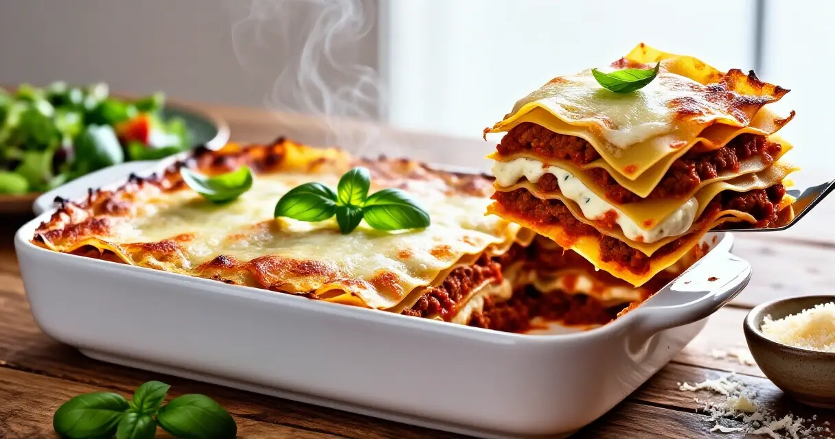 Lasagne resepti 2026 – täydellinen klassikko vaihe vaiheelta